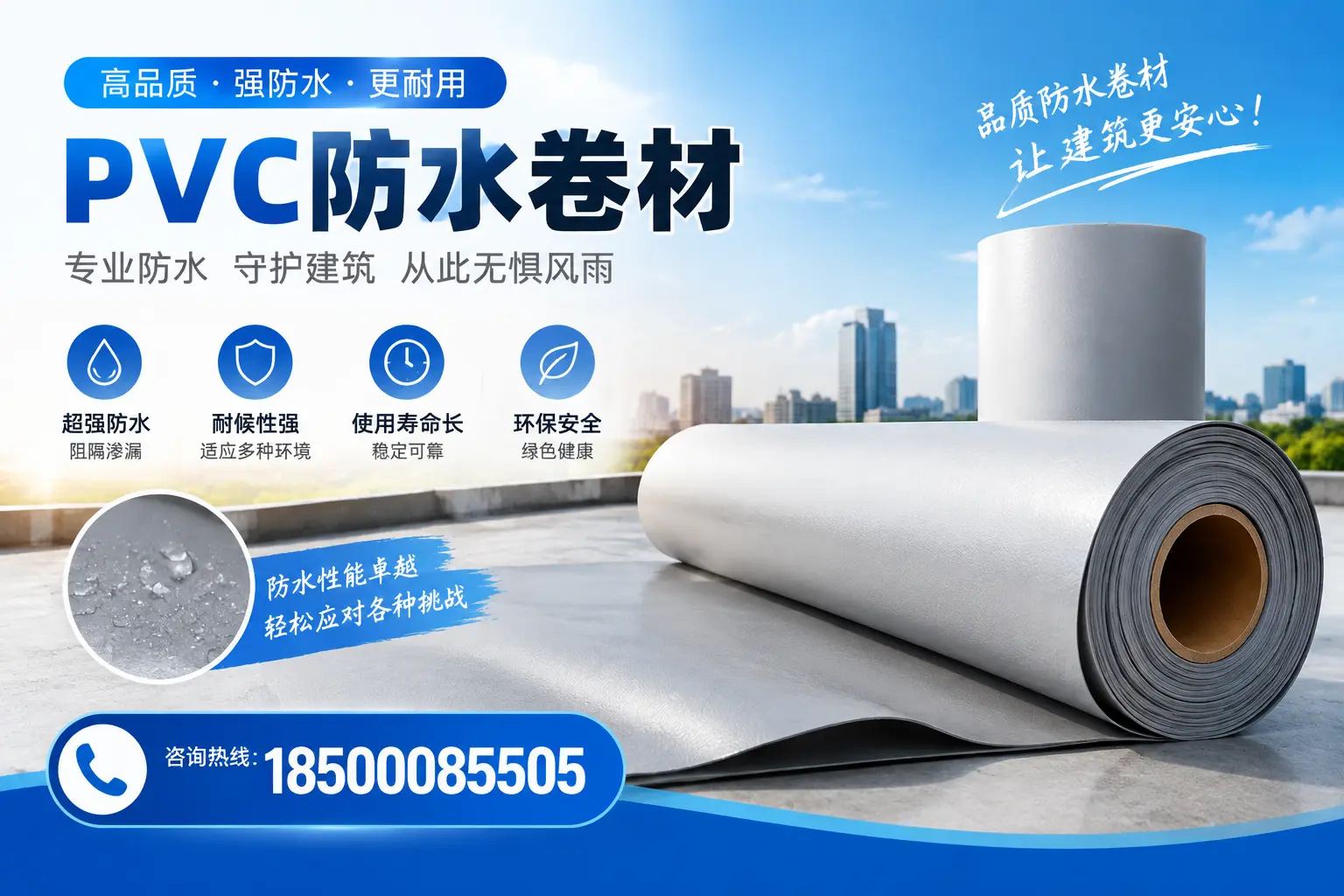 如何选择高质量的PVC防水卷材？铁门关消费者必看指南